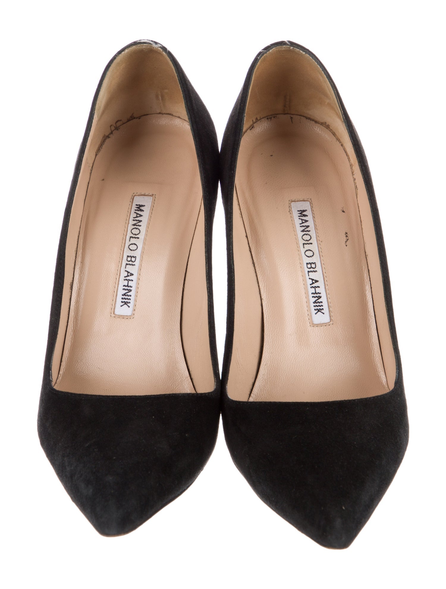 Manolo Blahnik Suede Pumps